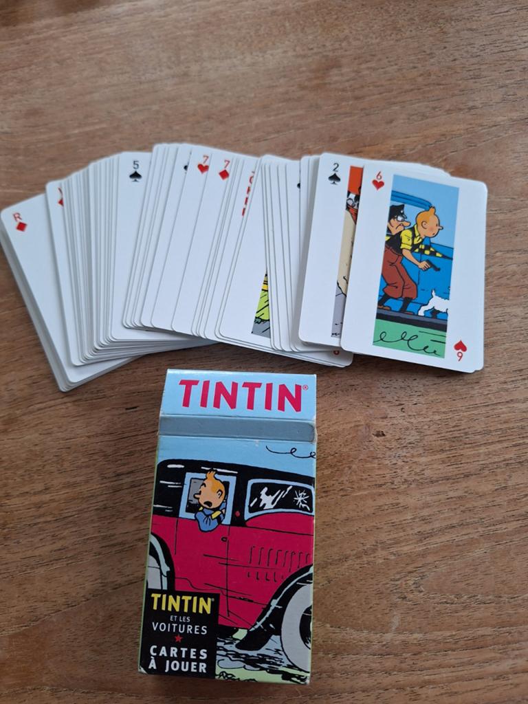 Kuifje tin tin speelkaarten nieuw, Verzamelen, Ophalen of Verzenden, Nieuw, Speelkaart(en)