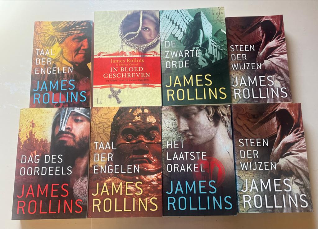 James Rollins Boeken Collectie - 8 Thrillers, Ophalen of Verzenden, Gelezen, Nederland