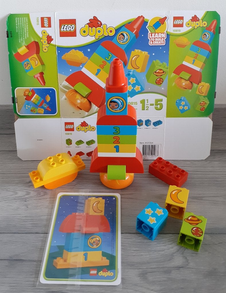 Lego Duplo 10815 My First Rocket, Compleet, Ophalen of Verzenden, Zo goed als nieuw, Duplo