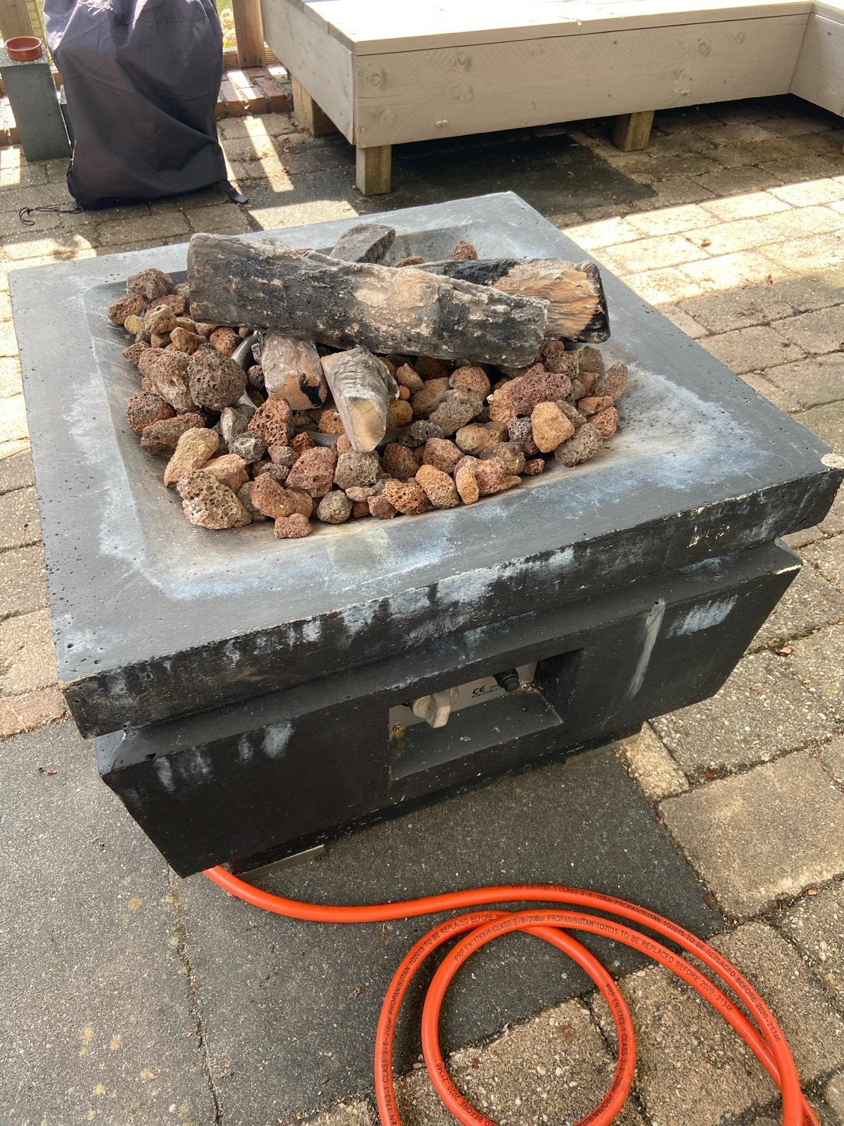 Cosi vuurtafel op gas compleet, Ophalen, Gebruikt
