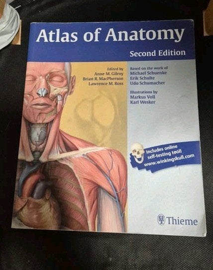 Atlas of Anatomy - Second Edition (Thieme), Ophalen, Zo goed als nieuw, Anne M. Gilroy, Brian R. MacPherson, Lawrence M. Ross