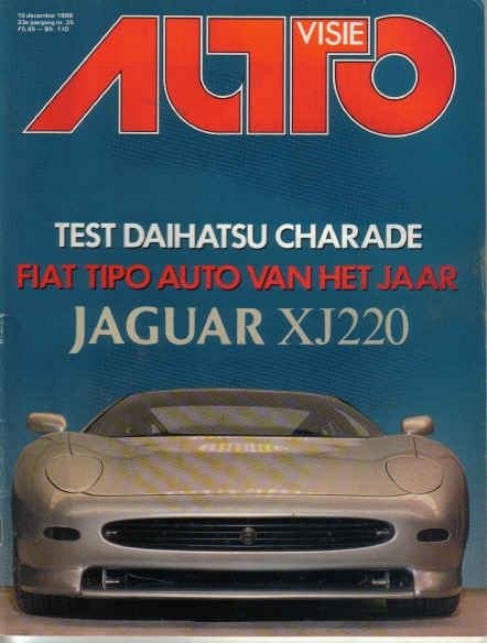 Autovisie 25 1988 : Jaguar XJ220 - Opel Calibra - Audi Coupe, Ophalen of Verzenden, Gelezen, Algemeen