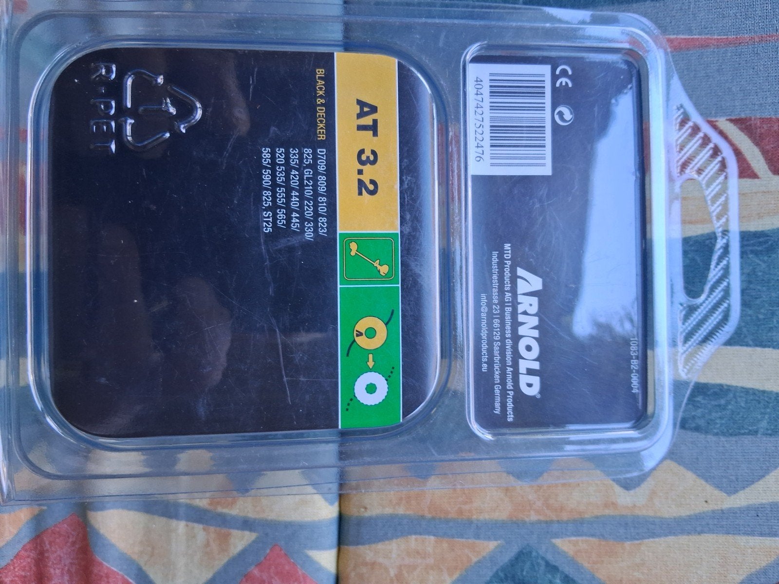 Arnold AT 3.2 Draadspoel voor Black & Decker Grastrimmer, Ophalen