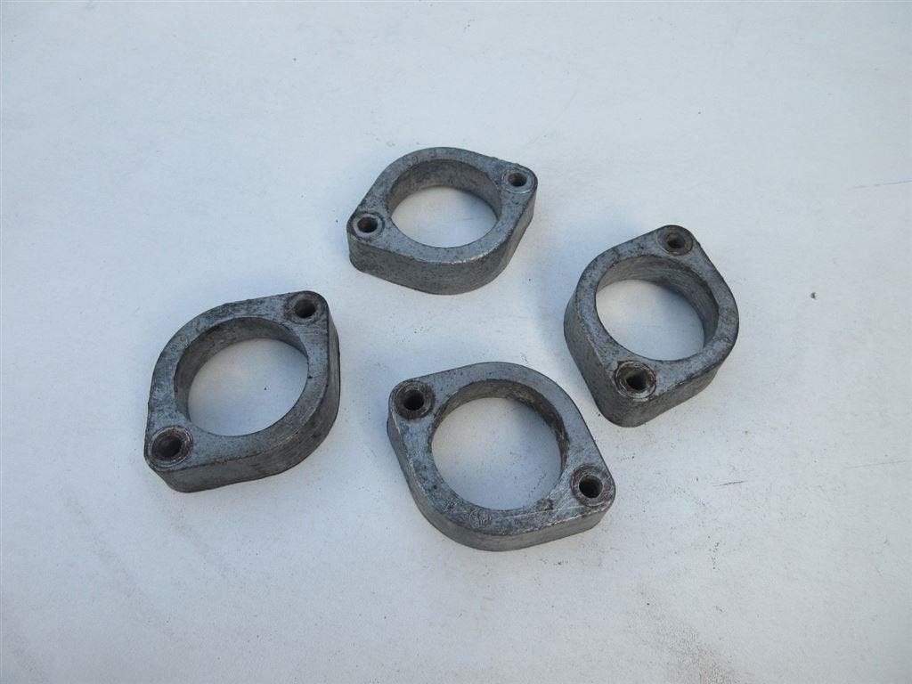 Kawasaki GPX 600 uitlaatklemmen uitlaatringen GPX600 GPZ600, Ophalen of Verzenden, Gebruikt