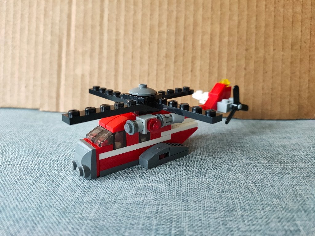 Lego 31013 Red Thunder, Lego, Ophalen of Verzenden, Zo goed als nieuw, Compleet