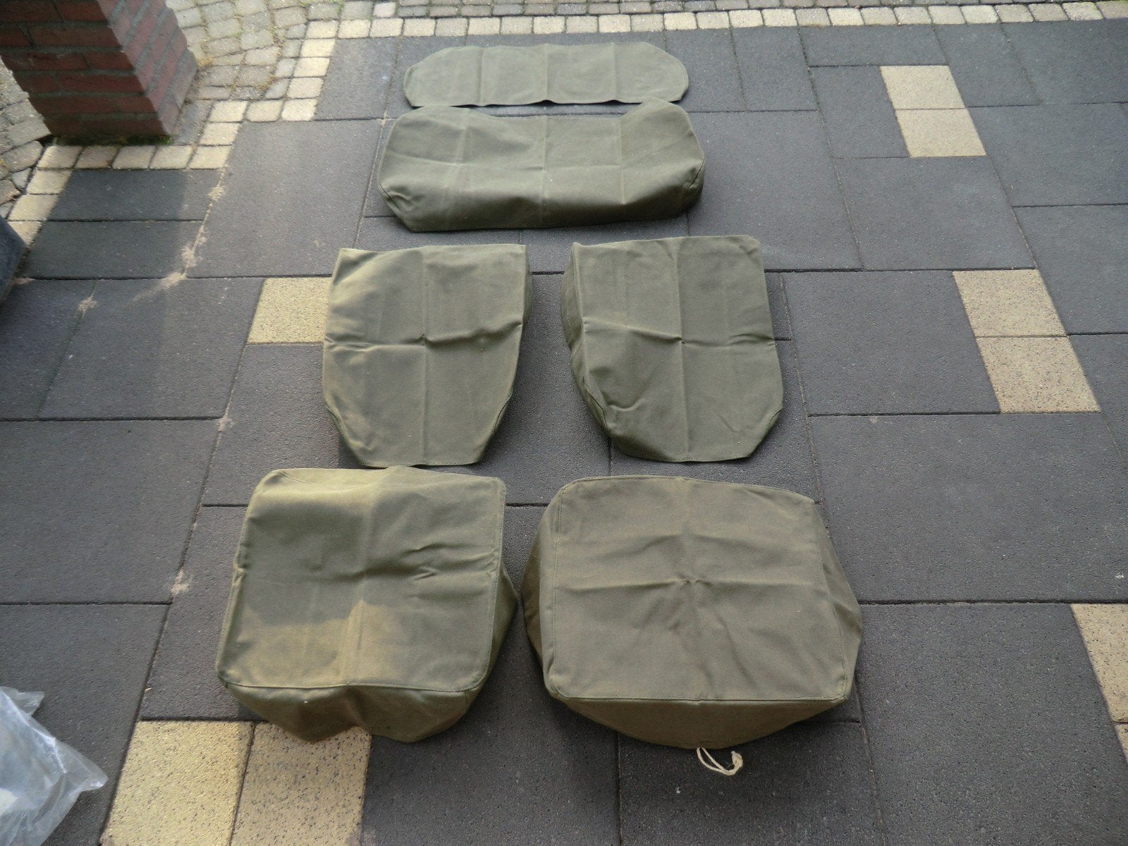 Nieuwe zware canvas bekleding set Nekaf M38a1 Kaiser jeep, Auto-onderdelen, Ophalen of Verzenden, Nieuw, Jeep