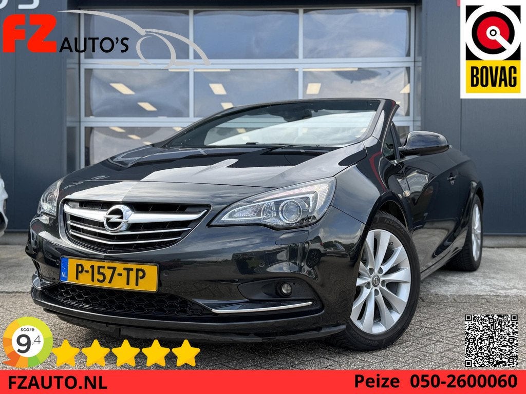 Opel Cascada 1.6 Turbo Innovation Automaat - Lederen bekledi, Auto's, Opel, Gebruikt, 4 cilinders, Cabriolet, 4 stoelen