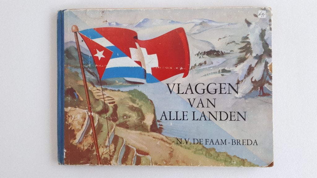 Boek VLAGGEN  -van alle landen-, Boeken, Ophalen of Verzenden, 19e eeuw, Gelezen, Overige gebieden