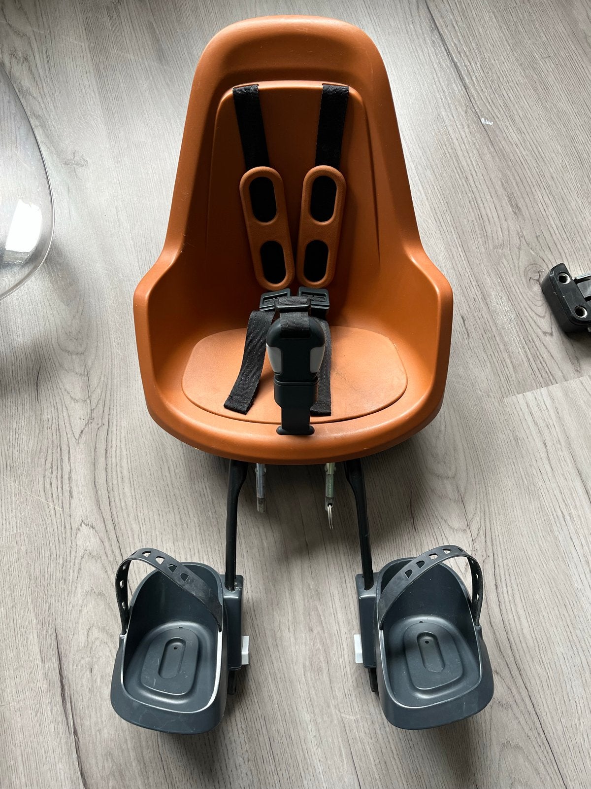 Bobike ONE Mini fietszitje met Windscherm., Ophalen, Gebruikt, Voetsteuntjes, Voorzitje