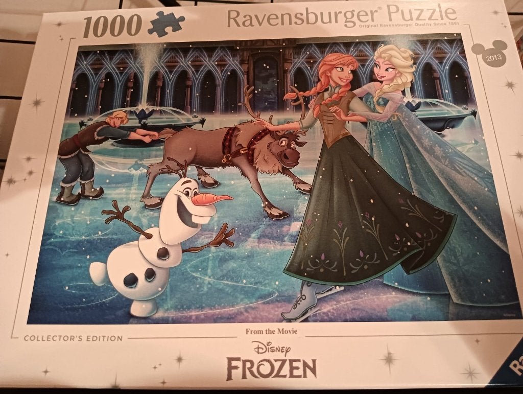 Frozen puzzel, Ophalen of Verzenden, 500 t/m 1500 stukjes, Zo goed als nieuw