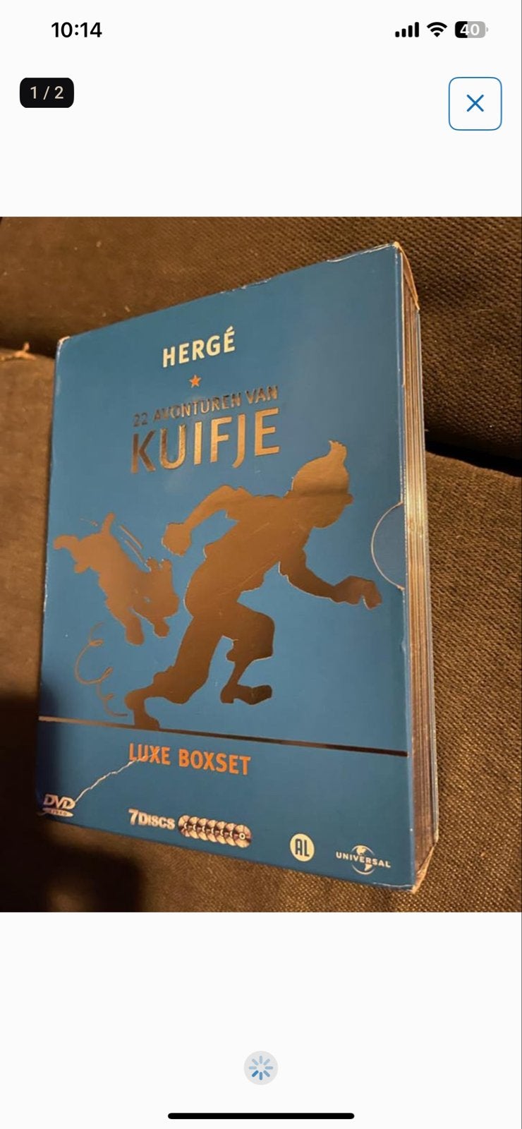 Kuifje Luxe Boxset - 22 Avonturen op 7 DVD's, Avontuur, Gebruikt, Alle leeftijden, Boxset