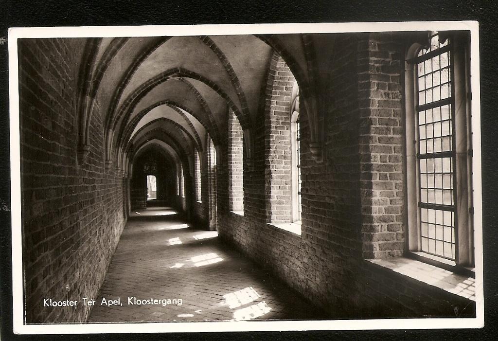 Ter-Apel, Klooster, kloostergang, Ophalen of Verzenden, 1960 tot 1980, Ongelopen, Groningen
