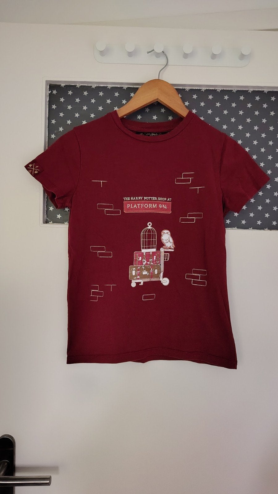 Harry Potter T-shirt Platform 9 3/4, Ophalen of Verzenden, Zo goed als nieuw, Harry Potter, Jongen of Meisje