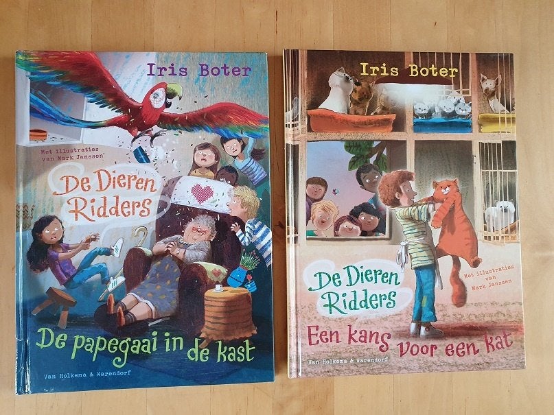 DE  DIEREN  RIDDERS  van  Iris Boter  , Ophalen of Verzenden, Zo goed als nieuw, Fictie algemeen