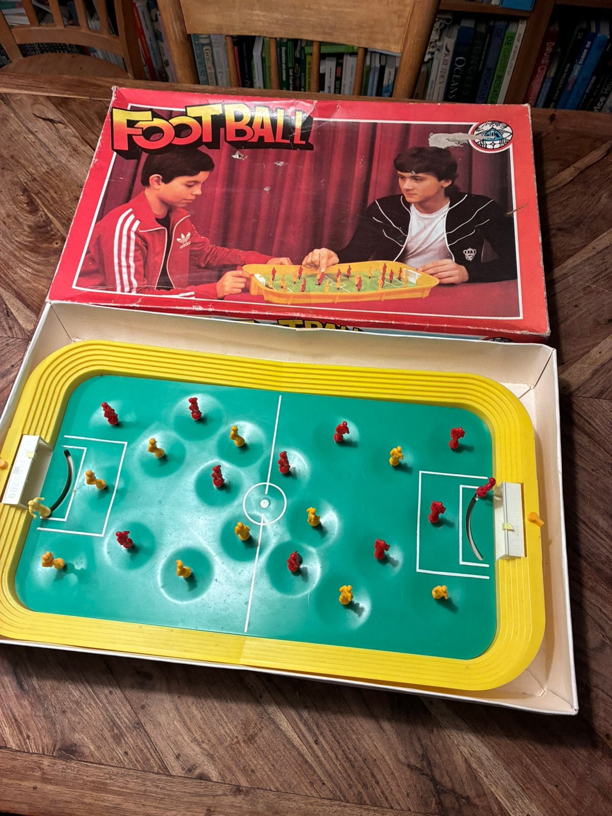 Vintage chemoplast voetbal Football spel jaren 80, Gebruikt, Chemoplast, Ophalen of Verzenden
