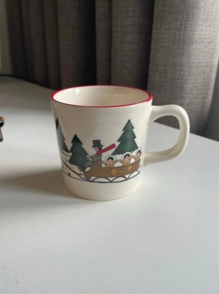 Mok Mason’s christmas Village, Overige typen, Ophalen of Verzenden, Zo goed als nieuw, Overige stijlen