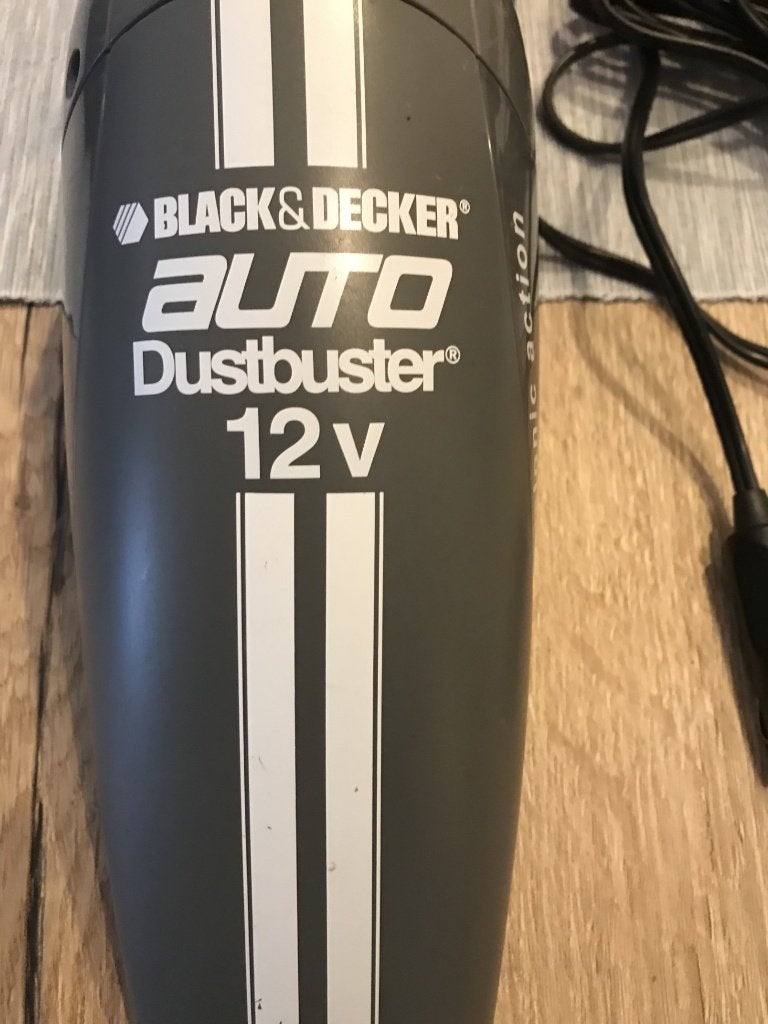 Black Decker Auto Dustbuster 12 v, Ophalen of Verzenden, Gebruikt, Reservoir, Kruimeldief