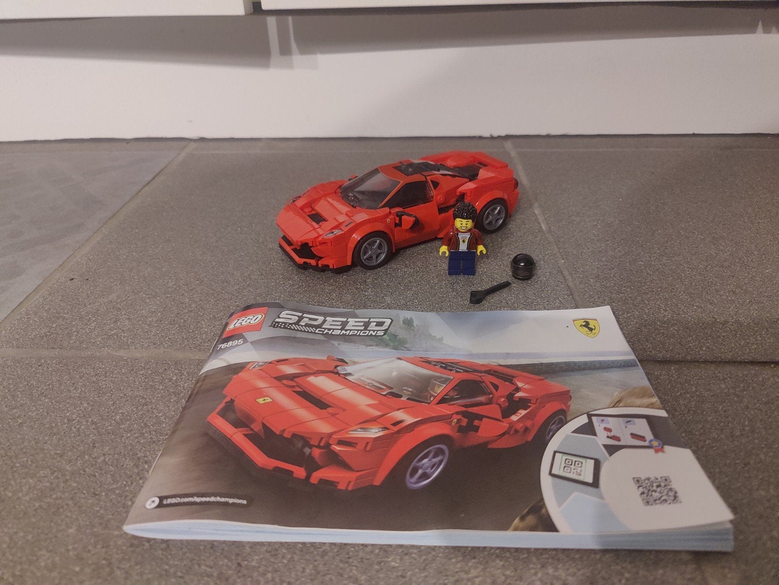 Lego 76895 F8 Tributo Ferrari, Ophalen of Verzenden, Gebruikt