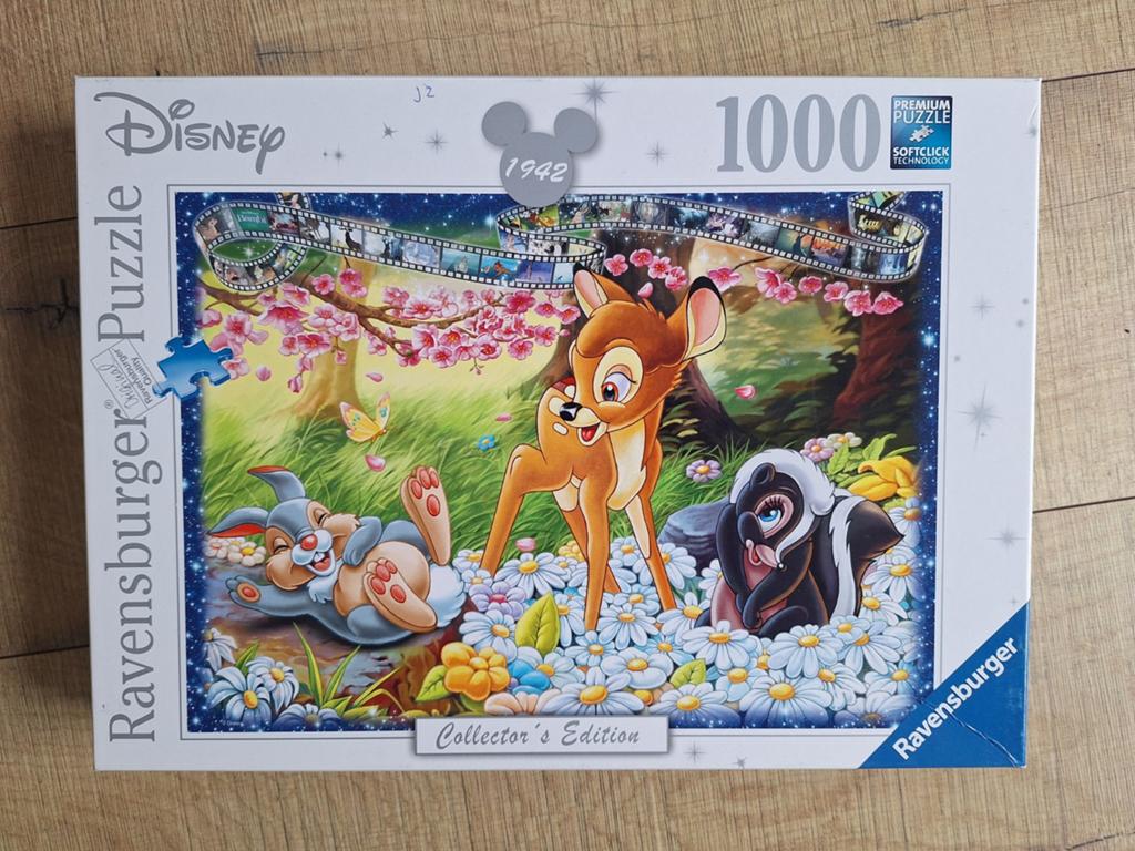 Ravensburger disney Bambi, Ophalen of Verzenden, 500 t/m 1500 stukjes, Zo goed als nieuw, Legpuzzel