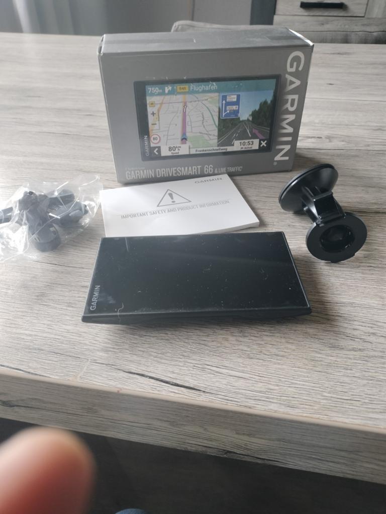 Garmin DriveSmart 66 GPS Navigatiesysteem met Live Traffic, Auto diversen, Autonavigatie, Ophalen of Verzenden, Zo goed als nieuw
