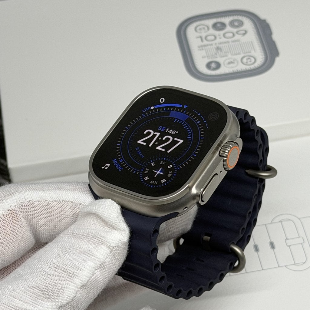 Apple Watch Ultra 2 grijs /100% batt /krasvrij /garantie, Apple, Zo goed als nieuw, Support@apple.com, Apple Park Way, Cupertino, California