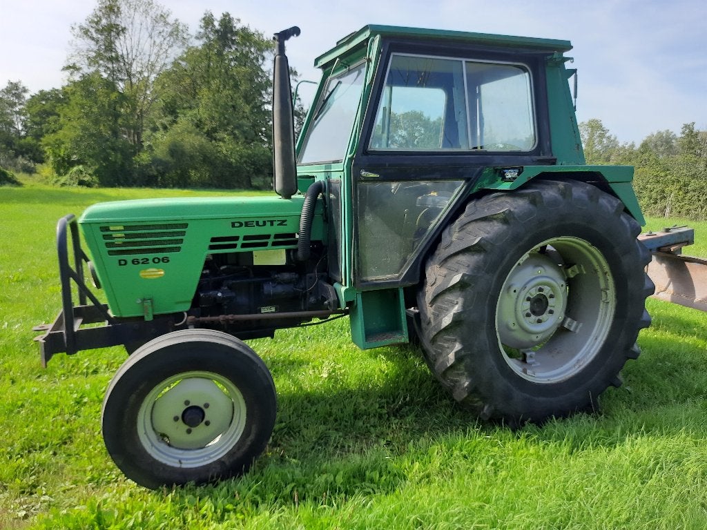Deutz D6206 met cabine en kenteken, Ophalen, Tot 80 Pk, 5000 tot 7500, Gebruikt