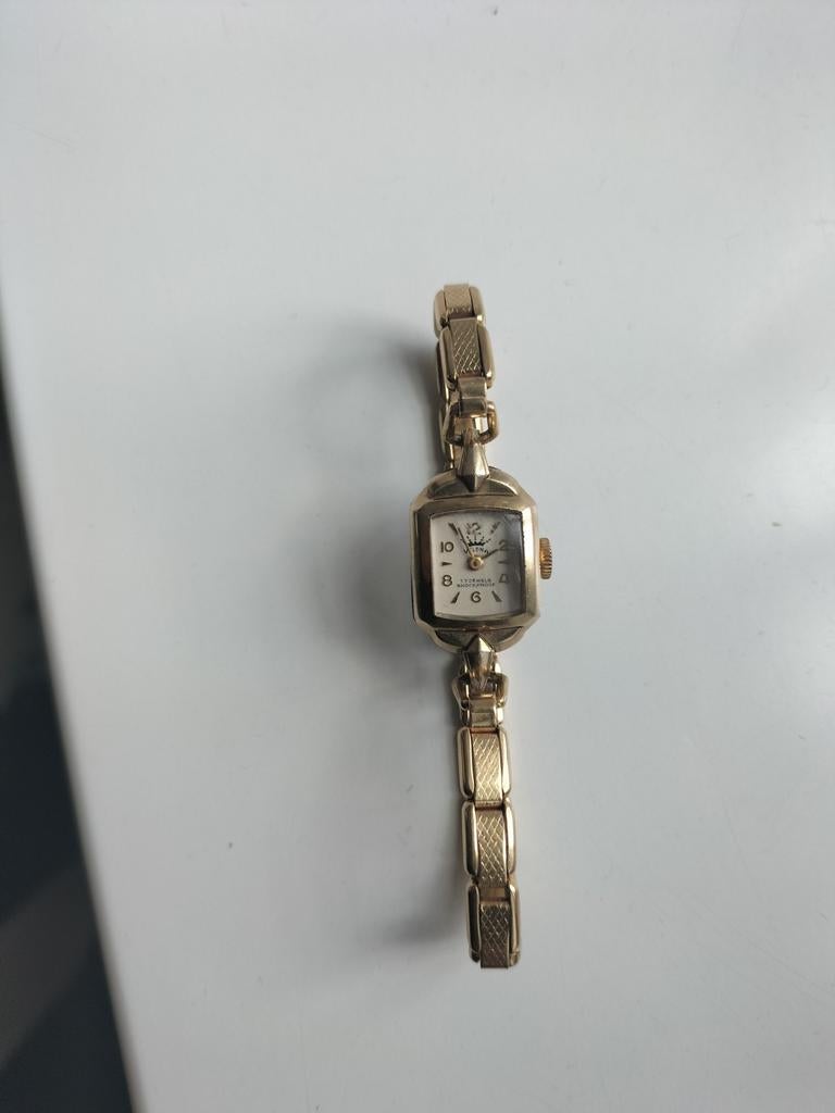 Vintage Veltha Dames Polshorloge - Goudkleurig, Overige merken, Overige materialen, Polshorloge, 1930 tot 1960