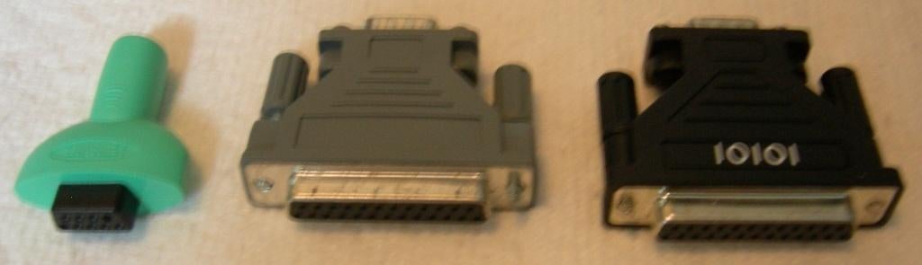Diverse Verloop D-Connectors (3x). 9p-25p/DIN D-connectors., Ophalen of Verzenden
