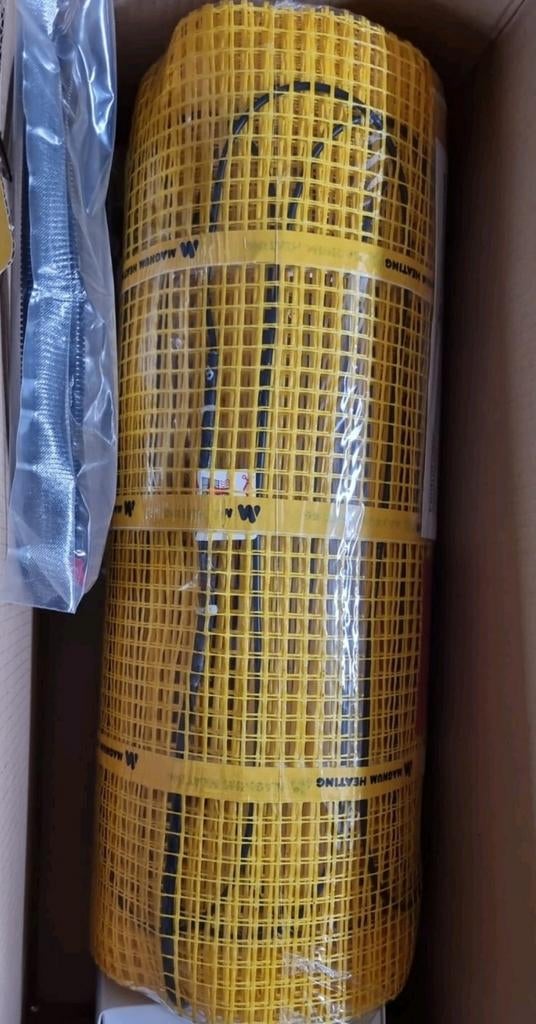 Magnum elektrische vloerverwarming 7m2 met thermostaat, Minder dan 30 cm, Overige typen, Nieuw, Minder dan 60 cm