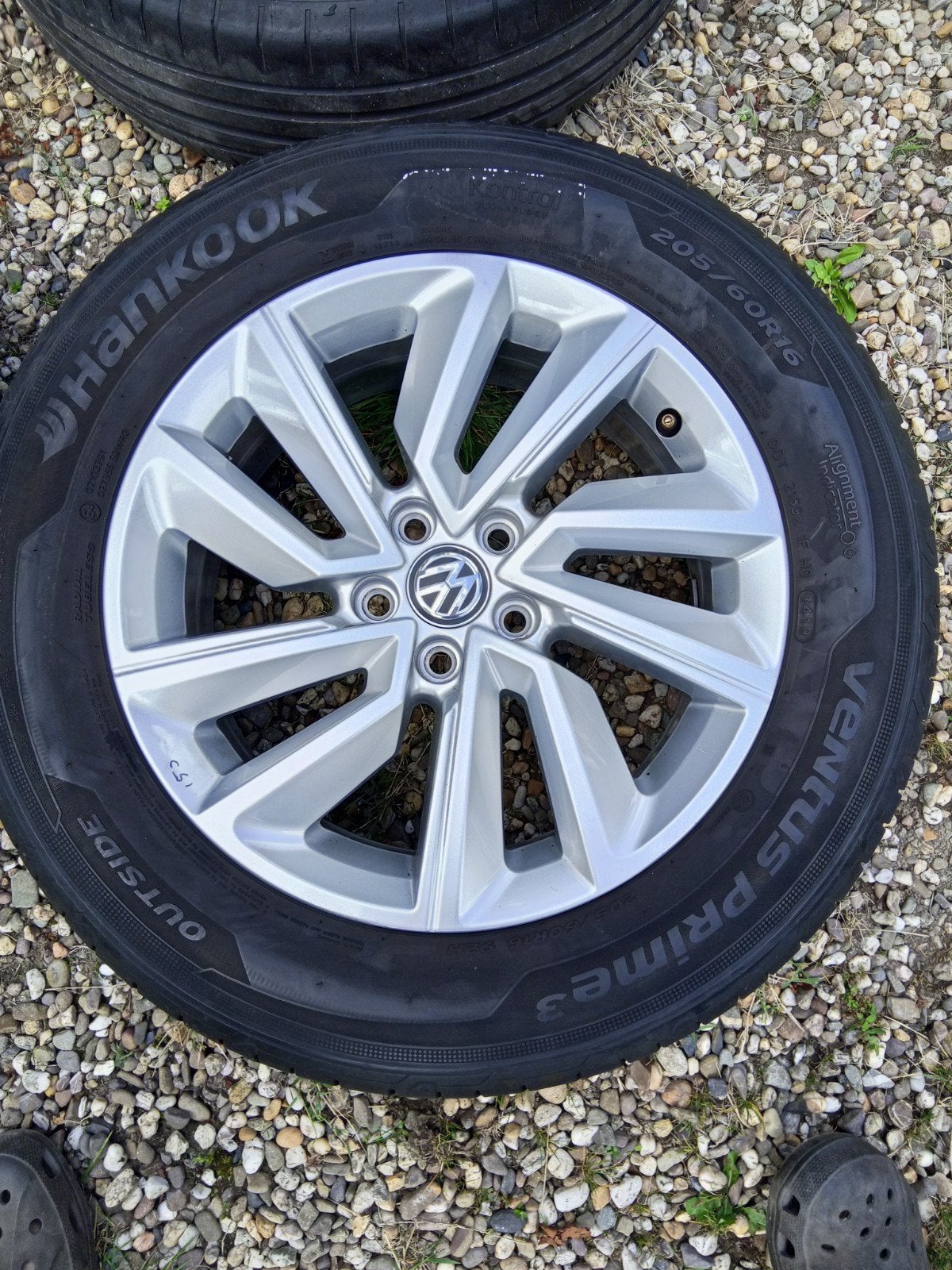 oem VAG 5x100 demoset 205-60-16, vw audi seat skoda, A1 polo, Auto-onderdelen, Banden en Velgen, Ophalen, 16 inch, Banden en Velgen