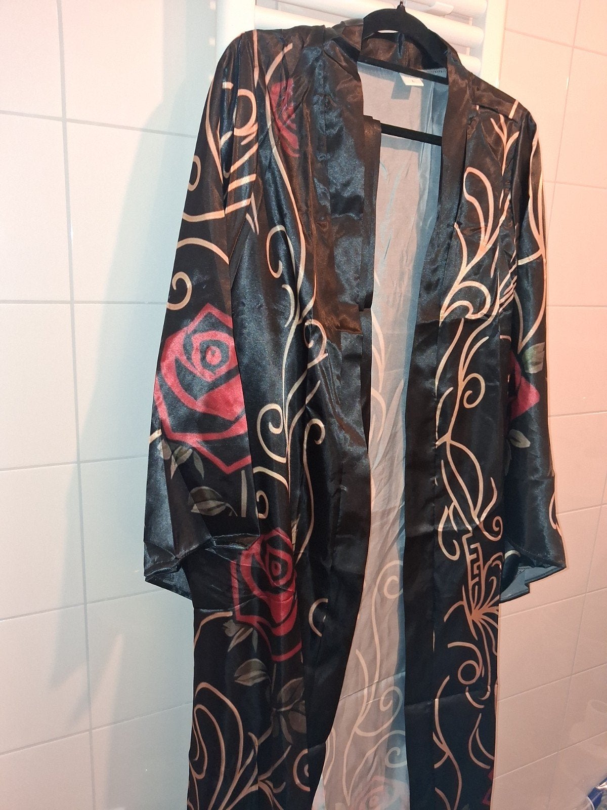 prachtige kimono met rozen mt L, Ophalen of Verzenden, Nieuw