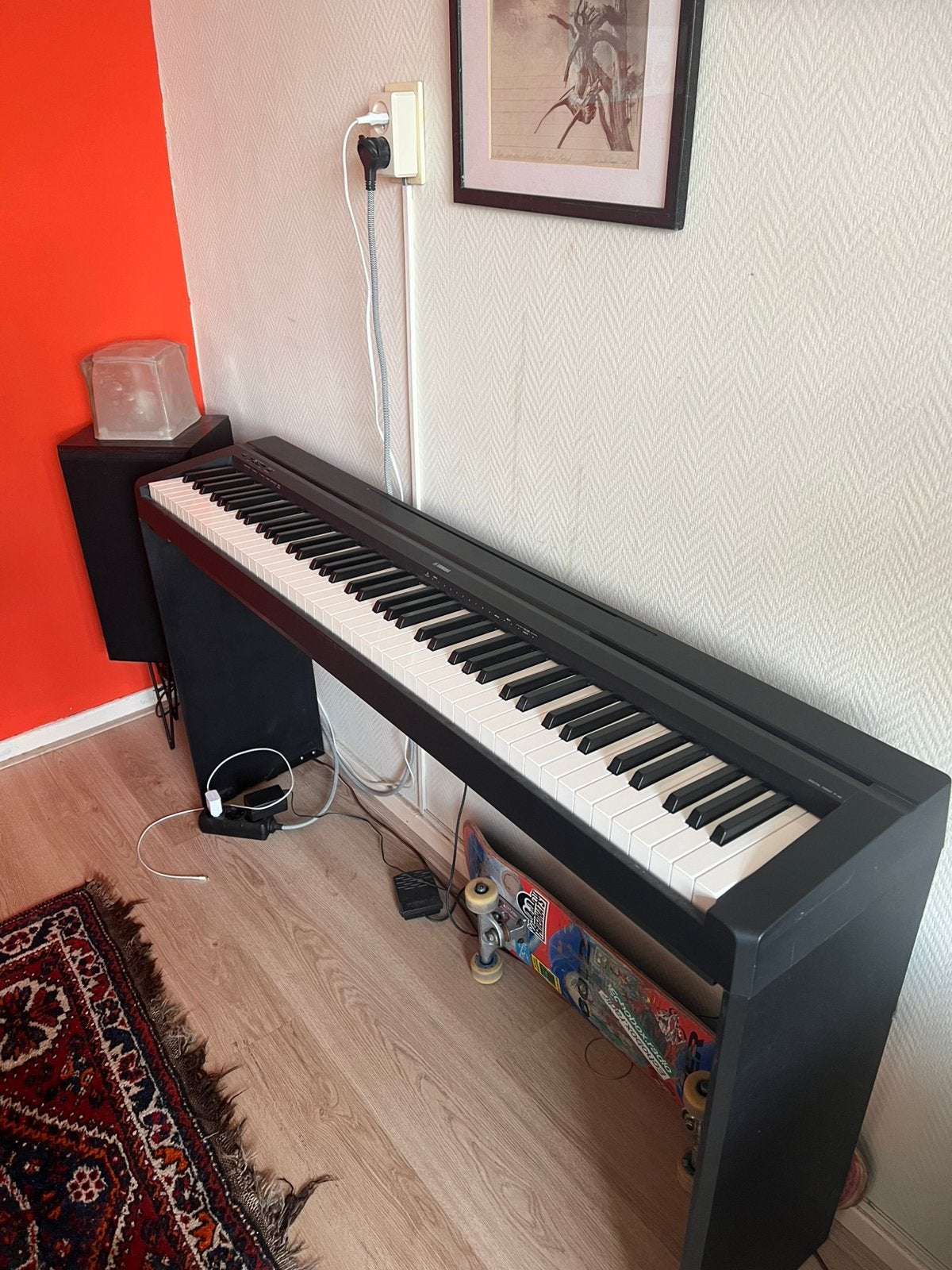 Yamaha P45 electric piano, Muziek en Instrumenten, Piano's, Ophalen, Gebruikt, Zwart