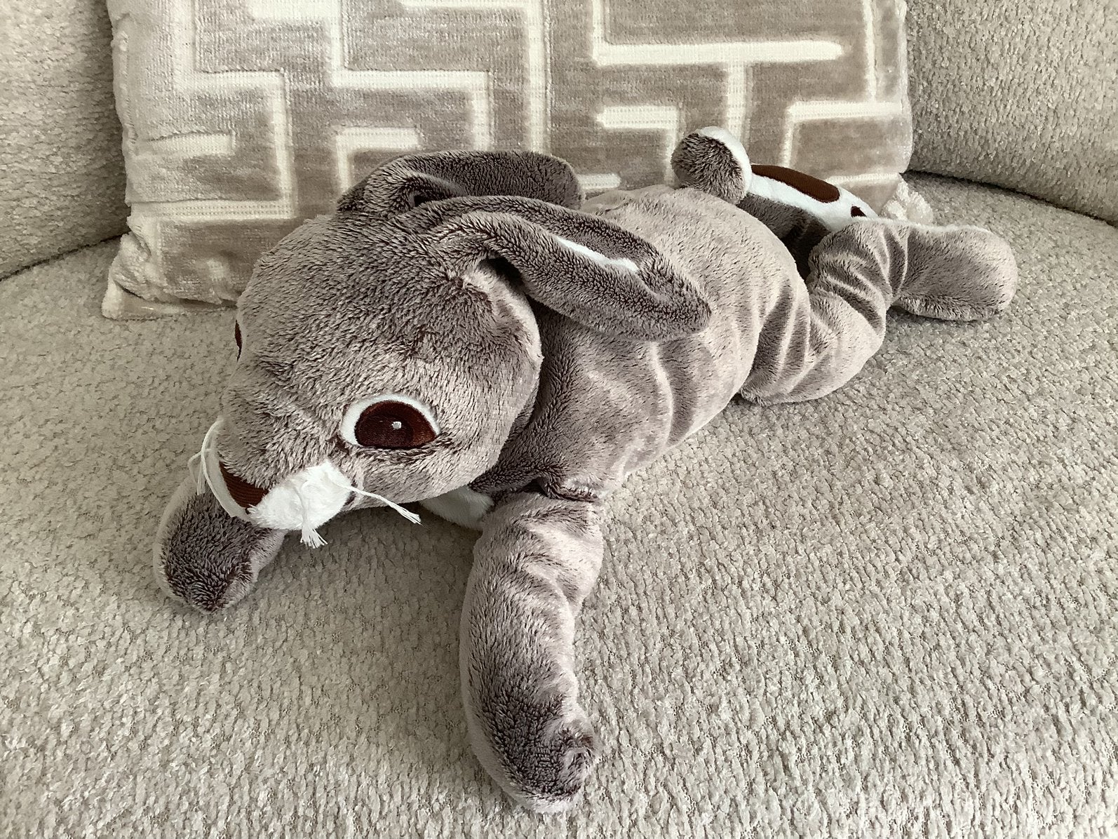 Ikea vandring hare pluche knuffel haas, netjes!, Ophalen of Verzenden, Zo goed als nieuw, Konijn