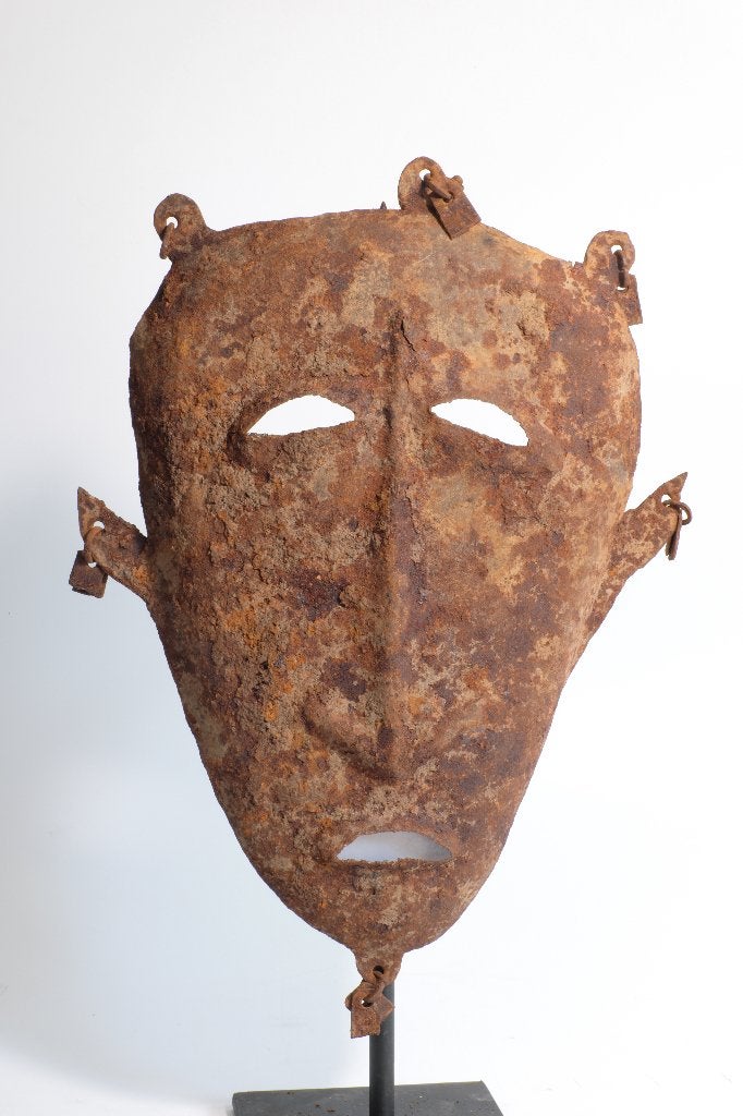 Dogon - IJzeren masker - Mali, Bruin, Afrika, Masker, Ophalen of Verzenden