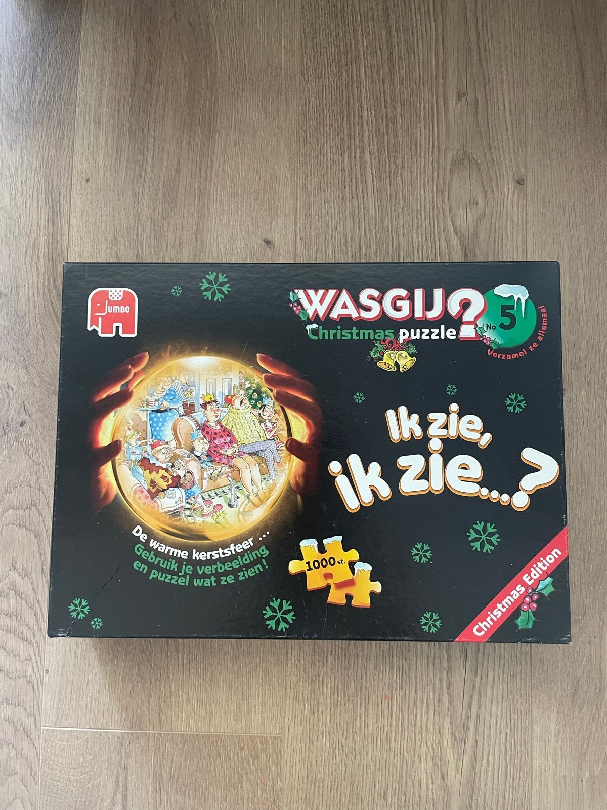 Wasgij Christmas Puzzle 5 - Ik zie, ik zie...?, Ophalen, 500 t/m 1500 stukjes, Gebruikt, Legpuzzel