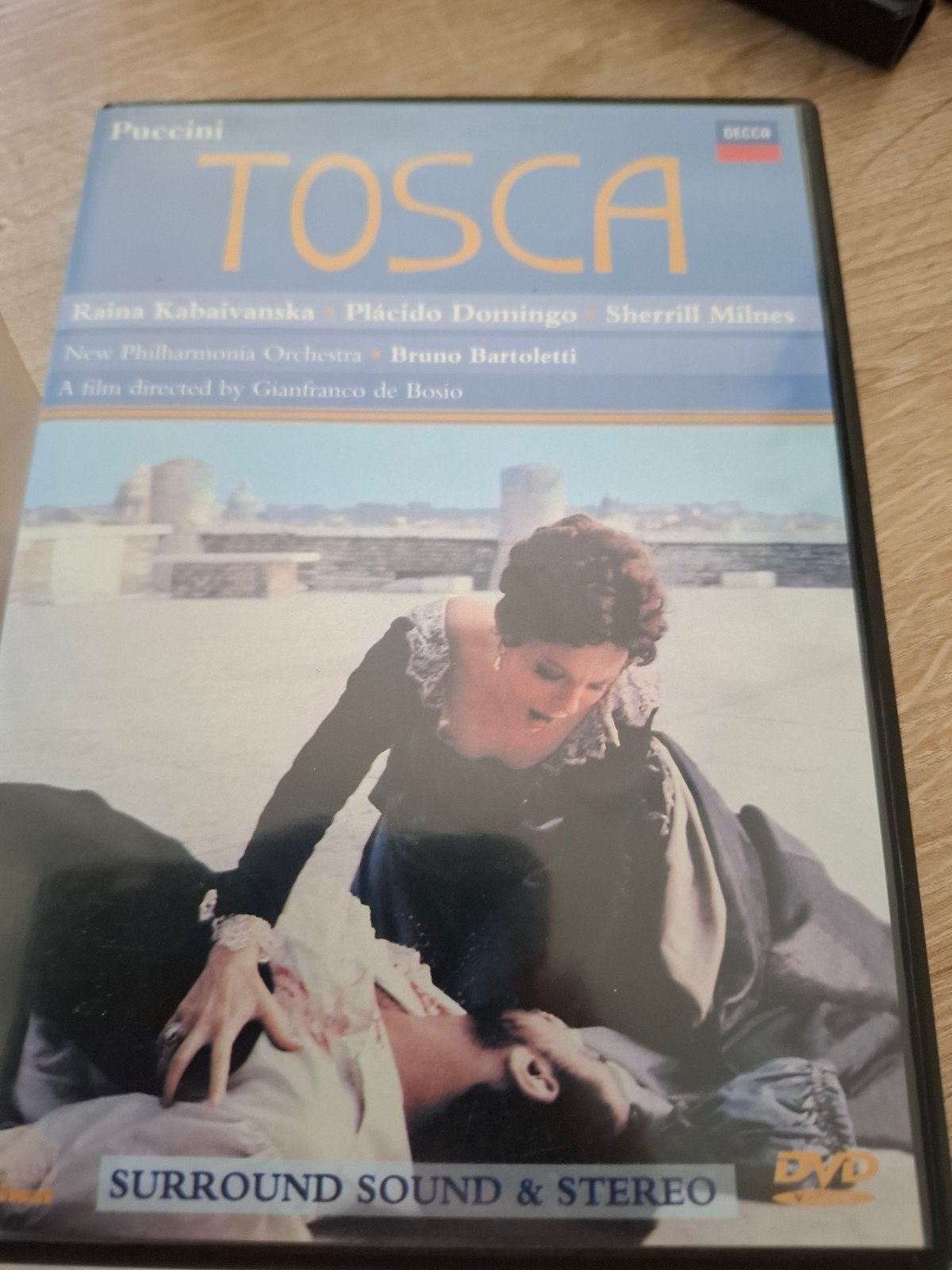 Puccini - Tosca DVD met Plácido Domingo, Gebruikt, Alle leeftijden, Nederlands, Ophalen of Verzenden