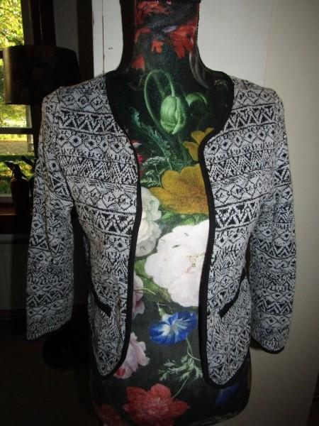 E779 VILA mt S nieuw vest zwart grijs gebreid, Verzenden, Zwart, Vila, Nieuw