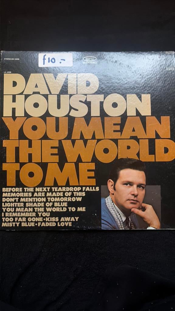 David Houston You mean the world to me, Verzenden, Zo goed als nieuw, Overige formaten