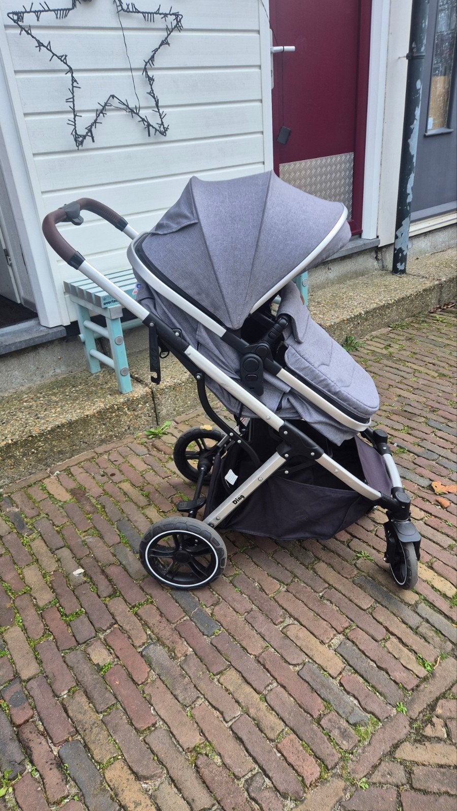 Ding Fenix wandelwagen - Grijs, Ophalen of Verzenden, Gebruikt, Combiwagen, Overige merken