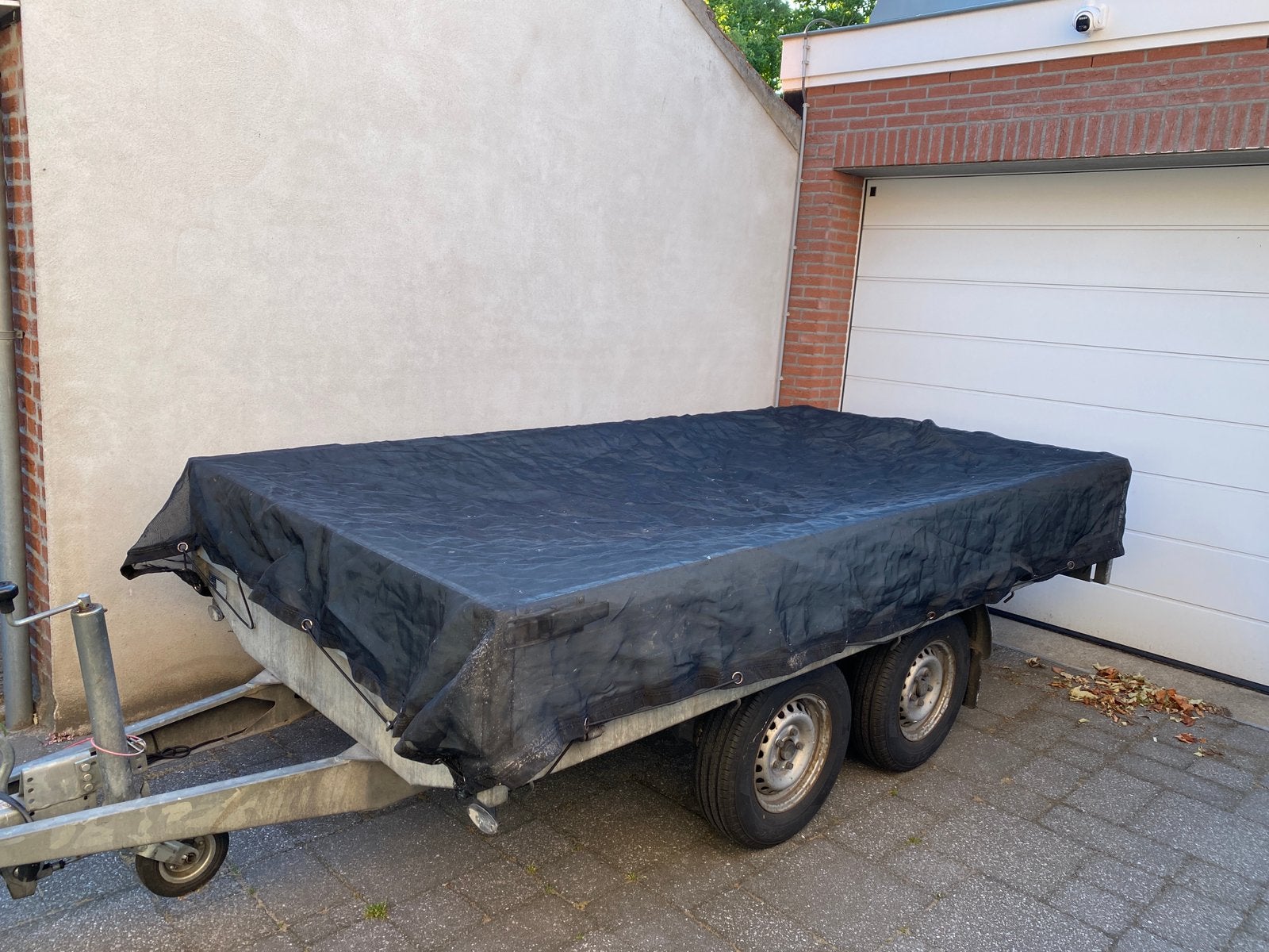 Fijnmazig net met elastiek ca. 2,5 x 4,5 meter, Ophalen, Zo goed als nieuw