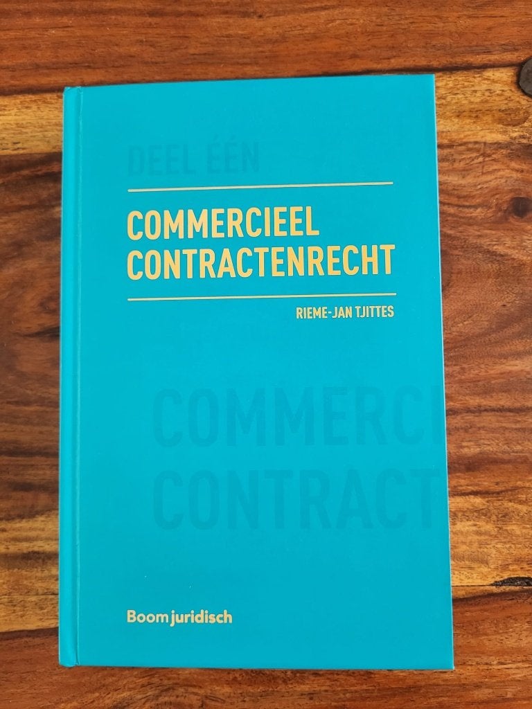 Commercieel Contractenrecht, Boeken, Rieme-Jan Tjittes, Niet van toepassing, Ophalen of Verzenden, Zo goed als nieuw