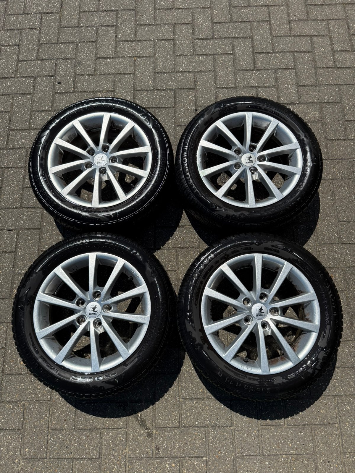 Set 16 inch velgen, Auto-onderdelen, Banden en Velgen, Ophalen, Gebruikt, 16 inch, Banden en Velgen