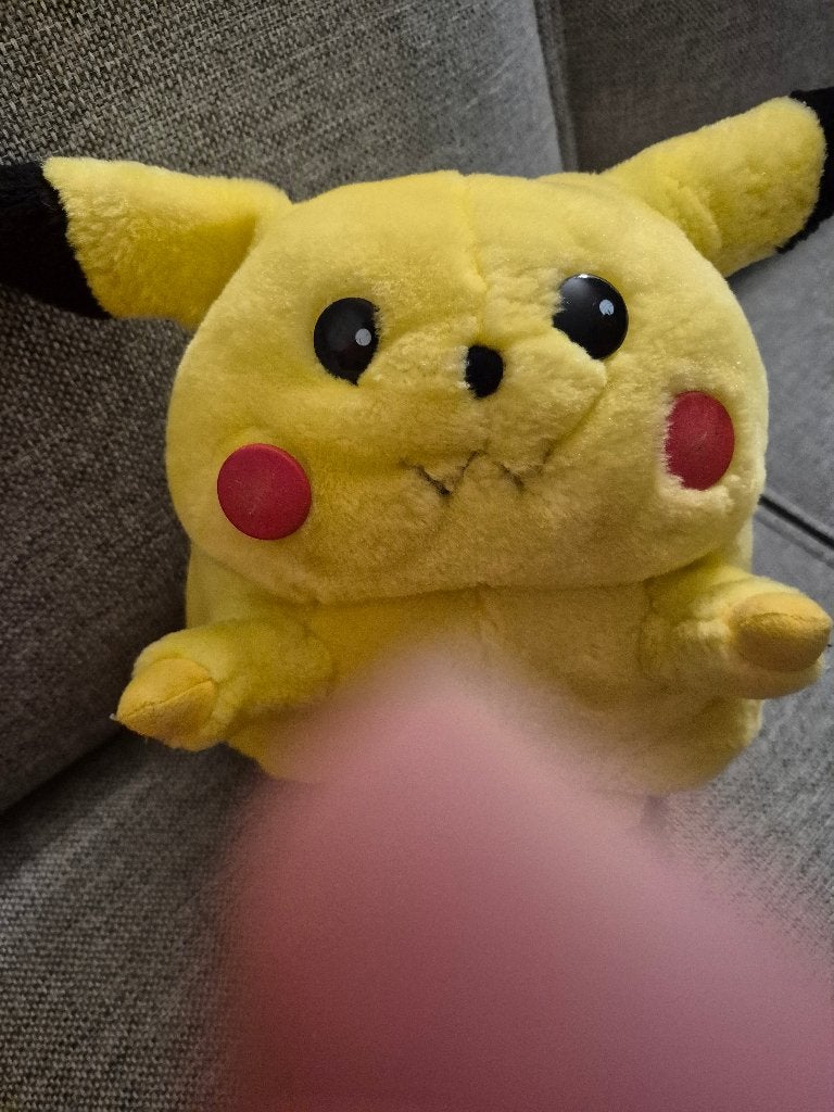 Pokemo vintage  Pika plucheknuffel, Ophalen, Gebruikt, Overige typen