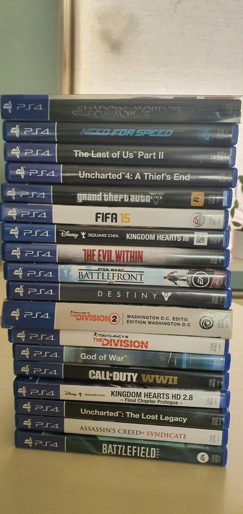 18 PlayStation 4 games - Los of als bundel te koop!, Spelcomputers en Games, Online, Gebruikt, Overige genres, 1 speler