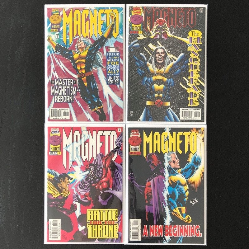 Magneto Vol.1 #1 t/m 4 Complete Set (1996), Amerika, Marvel Comics, Complete serie of reeks, Ophalen of Verzenden
