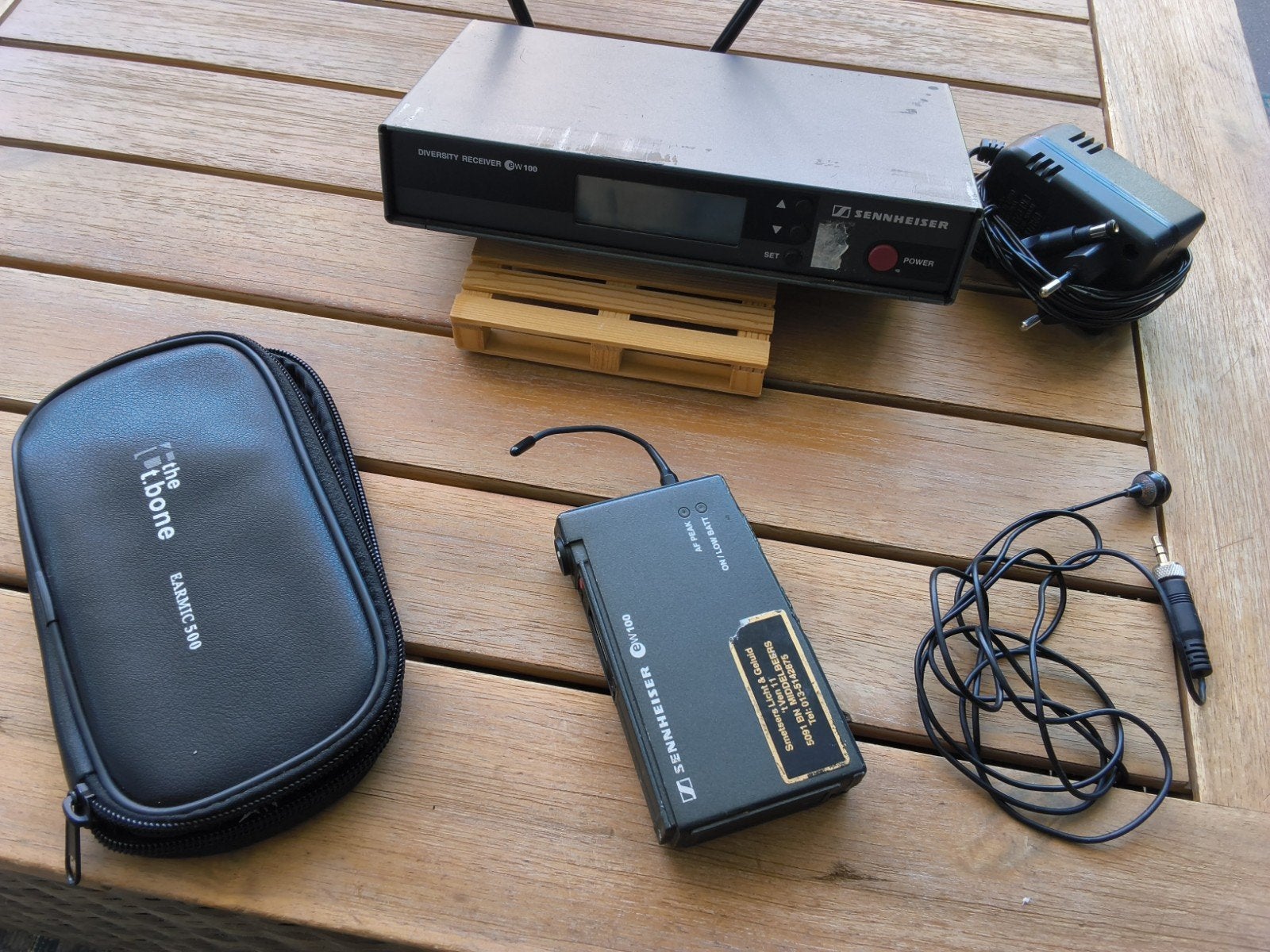 Sennheiser EW100 Beltpack Zender & Ontvanger Oude Frequentie, Muziek en Instrumenten, Microfoons, Ophalen of Verzenden, Gebruikt
