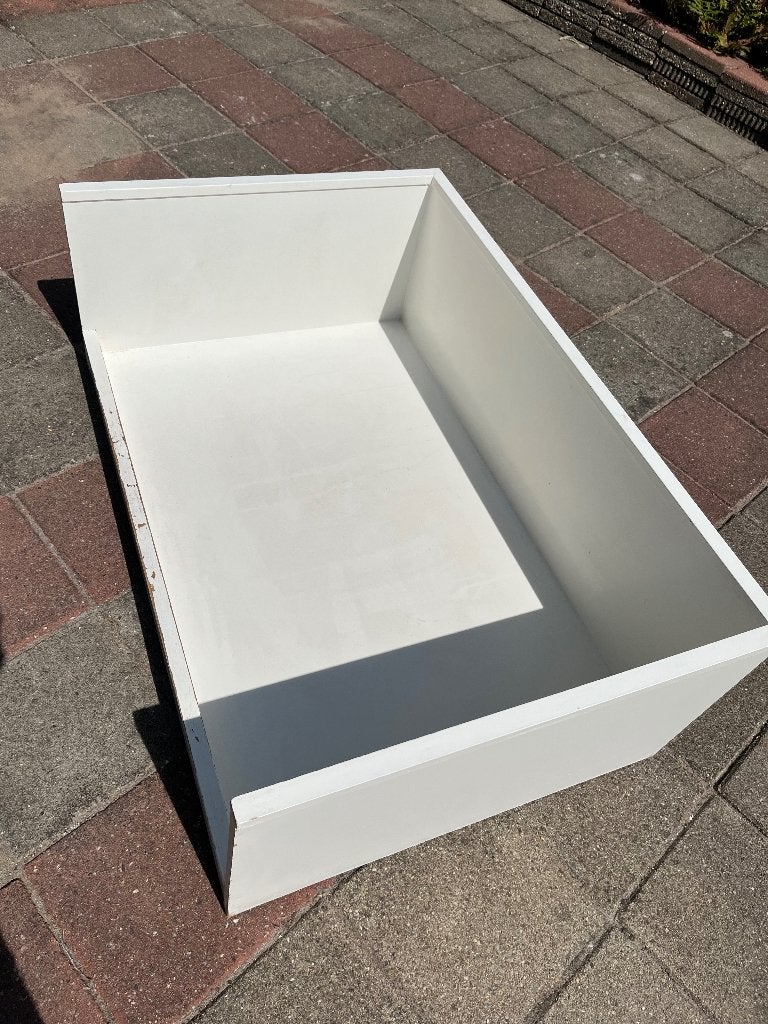 Gratis grote houten hondenmand 115 x75, Dieren en Toebehoren, Ophalen, Gebruikt, Overige