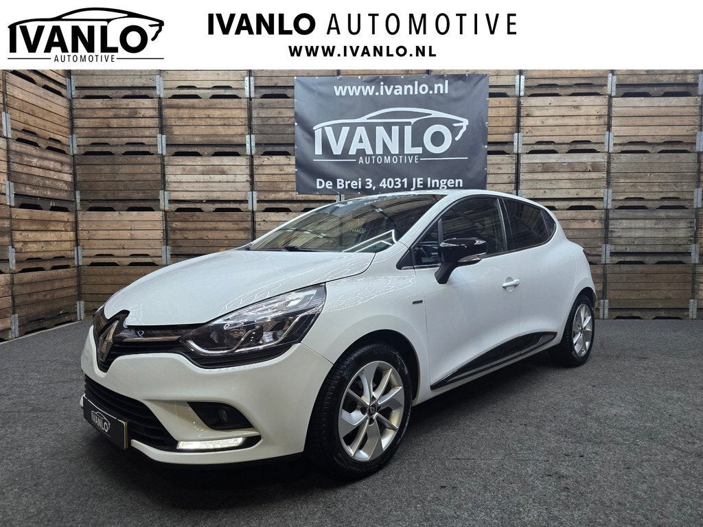 Renault Clio 0.9 TCe Limited Navigatie Airconditioning Cruis, Auto's, Renault, Voorwielaandrijving, 898 cc, Stof, Gebruikt