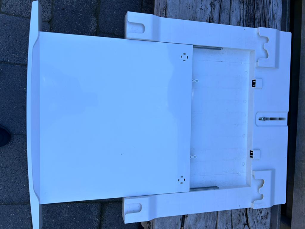 Uitschuifbaar plateau voor wasmachine/droger, Witgoed en Apparatuur, Onderdelen en Toebehoren, Ophalen, Gebruikt