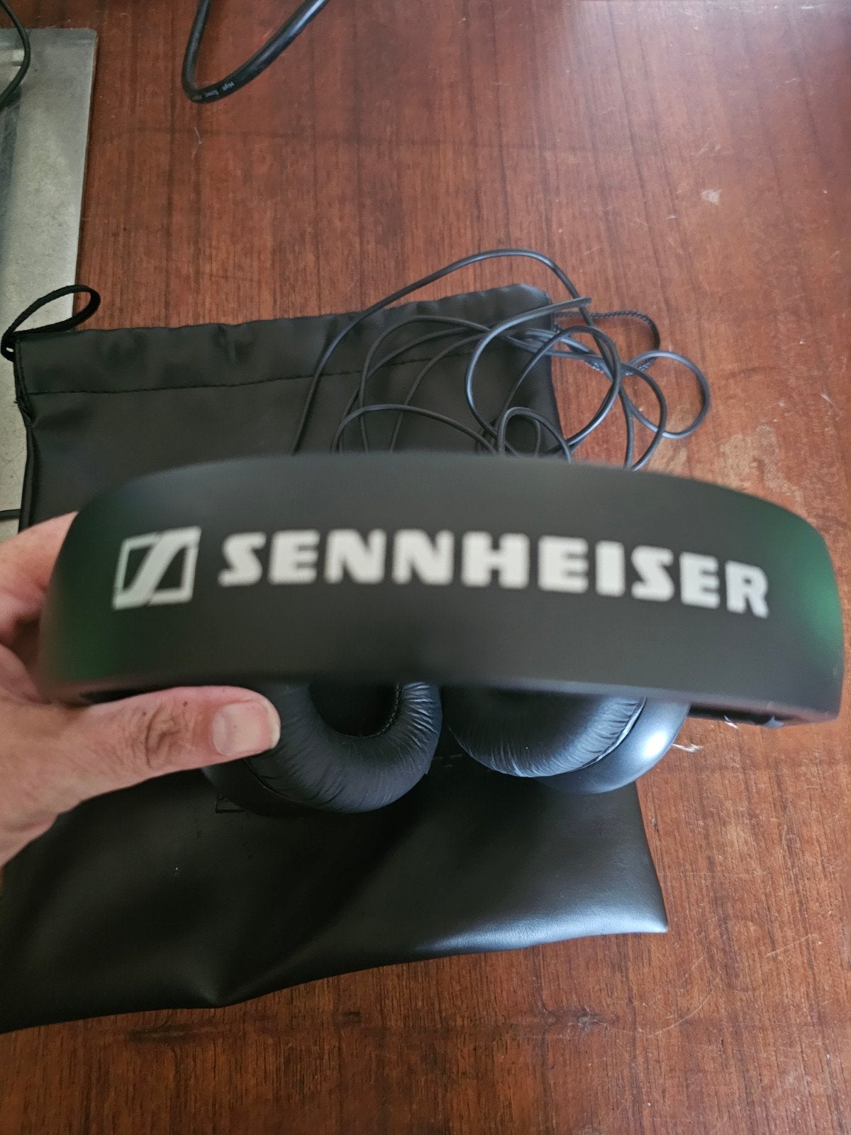 Te koop Sennheiser HD205 koptelefoon, Ophalen of Verzenden, Gebruikt, Zwart, Sennheiser